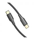 Vention Cable USB 2.0 Tipo-C 3A TAUBH/ USB Tipo-C Macho - USB Tipo-C Macho/ 2m/ Negro