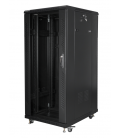 ARMARIO LANBERG RACK 19" 27U 600X800 FLAT PACK NEGRO PUERTA CRISTAL CON LCD