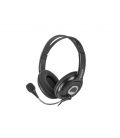 AURICULARES NATEC BEAR 2 CON MICROFONO NEGRO