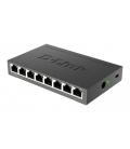 D-Link DGS-108 switch No administrado L2 Gigabit Ethernet (10/100/1000) Negro