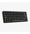 Hiditec GKE010005 teclado USB + RF Wireless + Bluetooth QWERTY Español Negro