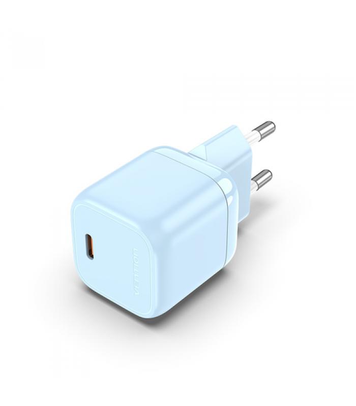 Cargador De Pared 65w Carga Rápida Gan Vention 2 Usb C 1 Usb