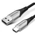 Vention Cable USB Tipo-C 2.0 3A CODHI/ USB Tipo-C Macho - USB Macho/ 3m/ Gris