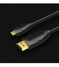 Vention Cable HDMI VAA-D03-B100/ HDMI Macho - Mini HDMI Macho/ 1m/ Negro