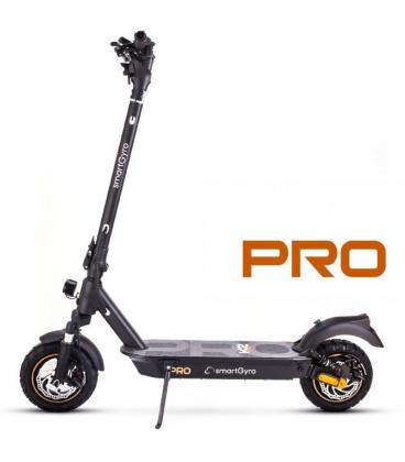 Patinete eléctrico smartgyro k2 pro black certificado/ motor 1000w/ ruedas 10'/ 25km/h /autonomía 60km/ negro