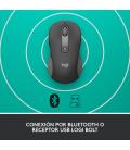 Ratón Inalámbrico por Bluetooth Logitech Signature M650 L/ Hasta 2000 DPI