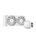 DeepCool LE520 WH Procesador Sistema de refrigeración líquida todo en uno 12 cm Blanco 1 pieza(s)