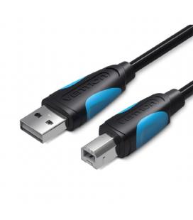 Cable usb 2.0 impresora vention vas-a16-b200/ usb tipo-b macho - usb macho/ 2m/ negro