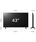 Televisor LG UHD 43UR78006LK 43"/ Ultra HD 4K/ Smart TV/ WiFi