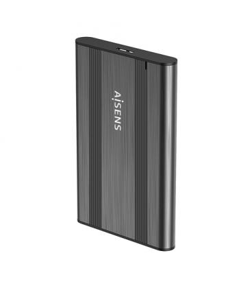 AISENS Caja Externa 2,5″ 9.5mm SATA a USB 3.0/USB3.1 Gen1, Gris