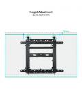 TooQ Soporte Video Wall de Pared para Pantalla 45"-70", Negro