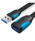 Vention Cable Alargador USB 3.0 VAS-A13-B200/ USB Macho - USB Hembra/ 2m/ Negro y Azul