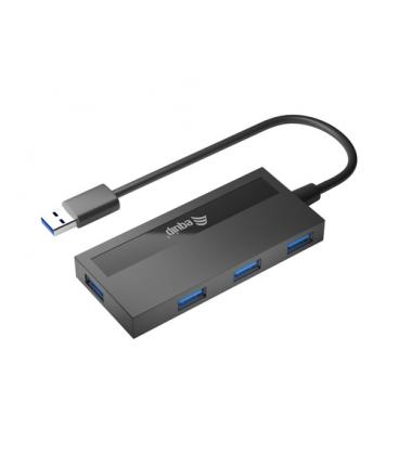 Equip 128956 hub de interfaz USB 3.2 Gen 1 (3.1 Gen 1) Type-A 5000 Mbit/s Negro