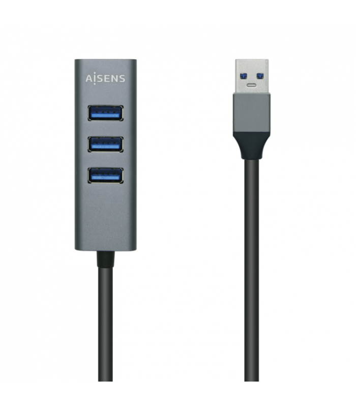Hub USB 3.0 de 4 Puertos - Hub USB Tipo-A con 1 Puerto USB-C y 3 Puertos  USB-A - Alimentación por Bus USB - Hub Adaptador USB 3.2 Gen 1 (5Gbps) 