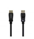 AISENS CABLE DISPLAYPORT CERTIFICADO V1.4 8K@60HZ DP M-DP M NEGRO 0.5M