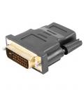 Adaptador lanberg hdmi hembra - dvi - d macho 24+1 single link