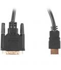 Cable hdmi lanberg macho - dvi - d 24+1 macho 4k dual link 3m negro