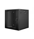 Armario rack lanberg 12u 600x600x635 auto ensamblado 19pulgadas hasta 60 kg negro