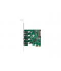 Tarjeta pci express lanberg x1 a 4x usb tipo a 3.1 gen1 low profile