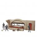 Set nevarro cantina + figura hasbro 9 -5 cm death trooper the mandalorian star wars vintage f39025