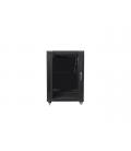 Armario rack lanberg 15u 600 x 600 auto ensamblado 19pulgadas carga maxima 800kg negro