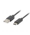 Cable usb tipo c a usb 2.0 tipo a lanberg 3m - macho - macho - negro