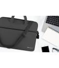 Funda maletin neopreno phoenix para portátil o tablet hasta 14pulgadas interior terciopelo negro