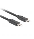 Cable usb tipo c lanberg 1.8m - macho - macho - negro