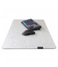 Phoenix sizigia alfombrilla premium de fieltro para escritorio gris xl