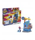 Set de juego hasbro marvel stunt squad crane smash