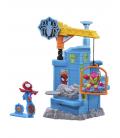 Set de juego hasbro marvel stunt squad crane smash