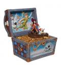 Figura enesco disney peter pan cofre del tesoro peter pan garfio & compañia