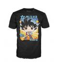 Pop & tee dragon ball z goku kamehameha funko + camiseta talla l ut - 56667l