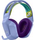 Auricular con microfono logitech g g7 gaming wireless inalambrico lila