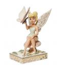 Figura enesco disney peter pan campanilla con mariposa navidad