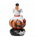 Figura enesco disney pesadilla antes de navidad zero sobre calabaza