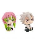 Figuras megahouse look up series kimetsu no yaiba demon slayer mitsuri kanroji & sanemi shinazugawa