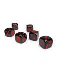 Pack dados especial black - white juego de mesa zombicide