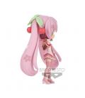 Figura banpresto q posket hatsune miku sakura miku ver. b