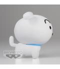 Figura banpresto fluffy puffy crayon shin - chan shiro ver. a