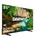 Tv daewoo 55pulgadas led 4k uhd - 55dm62ua - android smart tv - wifi - hdr - hlg - hdmi - usb - bluetooth - tdt2 - satelite - ca