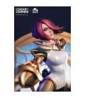 Figura league of legends estatua the grand duelist fiora laurent escala 1 - 6 edicion limitada 799 unidades