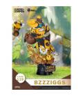 Set de 2 figuras beast kingdom dstage league of legends beemo y bzzziggs