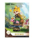 Set de 2 figuras beast kingdom dstage league of legends beemo y bzzziggs