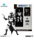 Figura mcfarlane toys dc multiverse 7in - batman by todd mcfarlane (line art)(gold label) - nycc