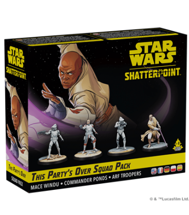 Juego de mesa star wars shatter point his partys over squad pack