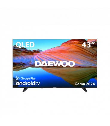 Tv daewoo 43pulgadas qled 4k uhd - 43dm62qa - android tv