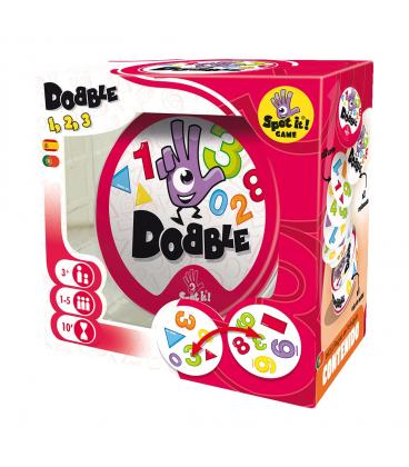 Juego de mesa dobble formas y numeros edad recomendada 3 años