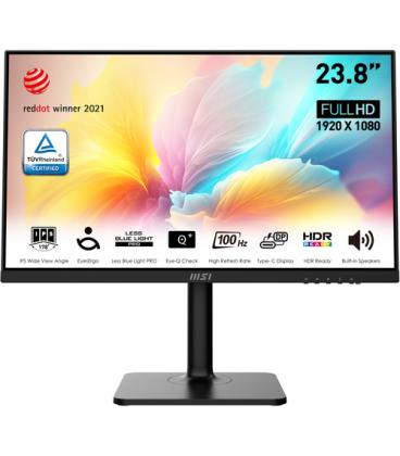 MSI Modern MD2412P pantalla para PC 60,5 cm (23.8") 1920 x 1080 Pixeles Full HD LED Negro