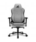 Silla gaming sharkoon skiller sgs40 fabric negro gris 160º